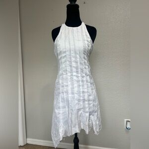Island Company White Sheath Halter Dress